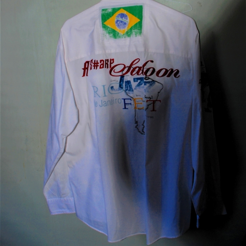 Bacchi embroider shirt